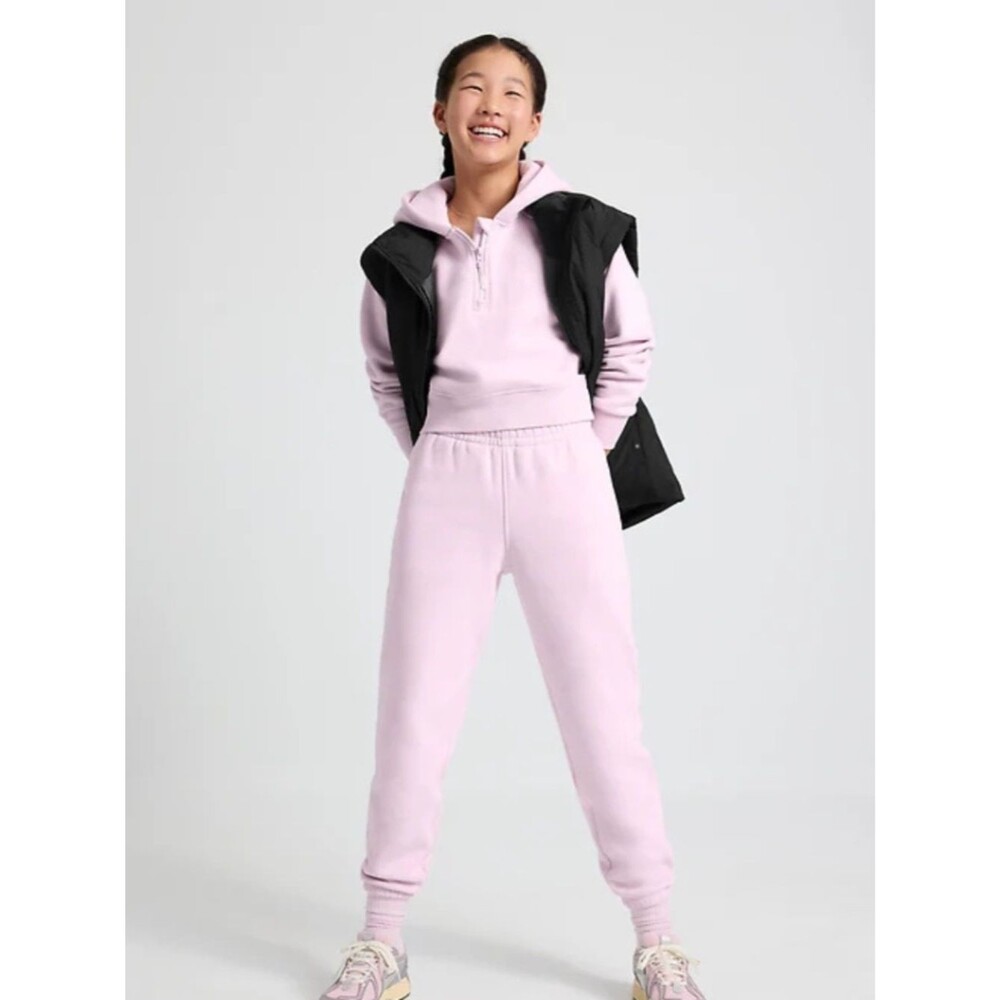 Athleta Girl All Day Pink Jogger Sweatpants Size Large NWOT